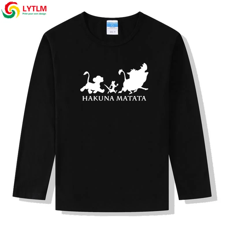 Футболка LYTLM The Lion King футболка Simba Hakuna Matata футболки для маленьких мальчиков Pumba Милая футболка Enfant Garcon футболка с героями мультфильмов для мальчиков