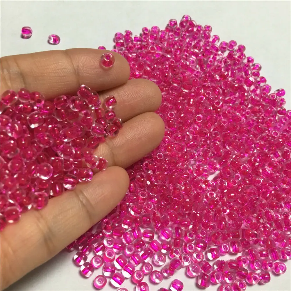 

500PCS/Lot 2mm Charm Czech Glass Seed Beads DIY Bracelet Necklace Beads for Jewelry Making Accessories
