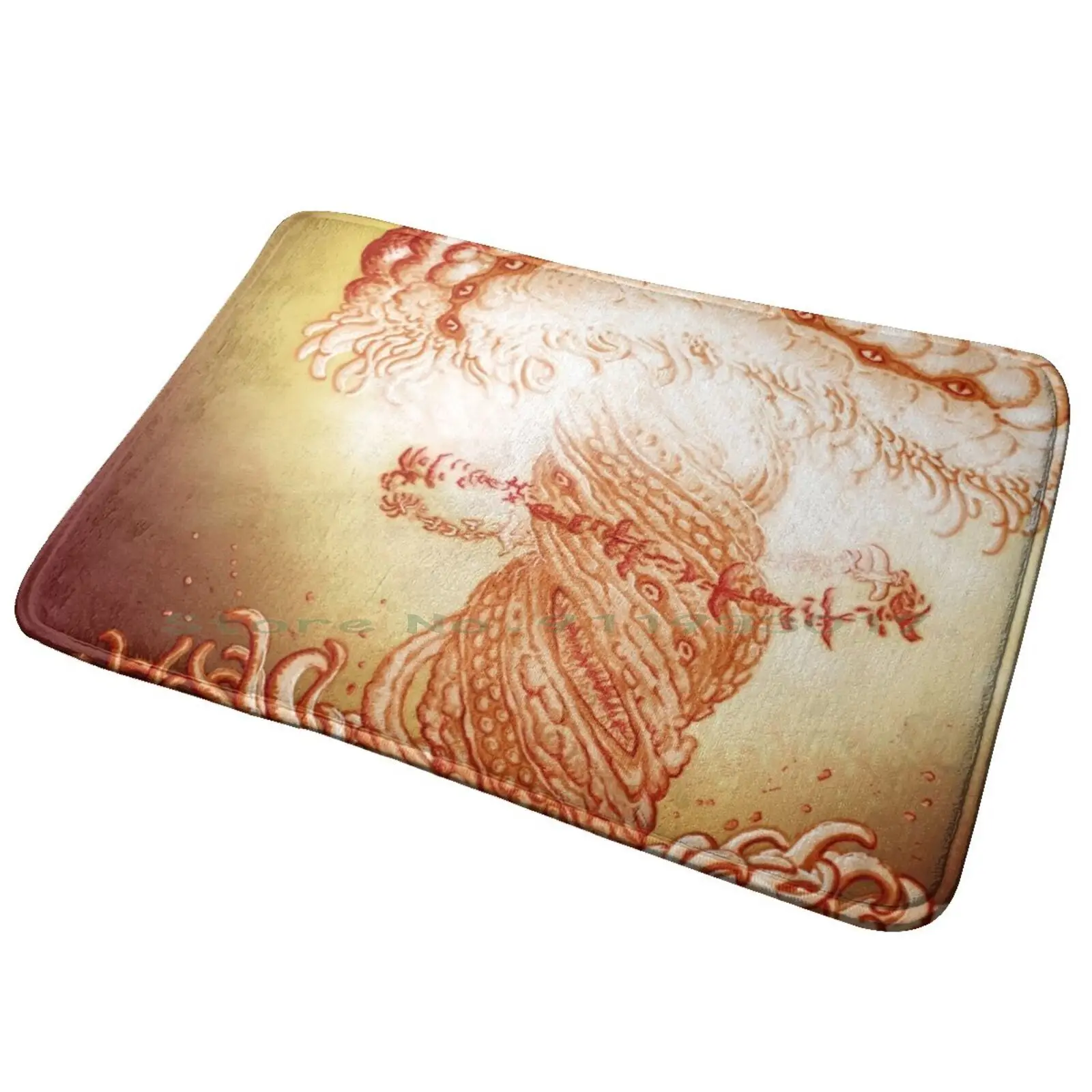 Горячая вспышка входной двери коврик для ванной Манеки Неко счастливый кот