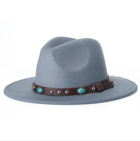 Fall/winter imitation fur fedoras for women and men top jazz hats European dollar hat bowler | Аксессуары для одежды