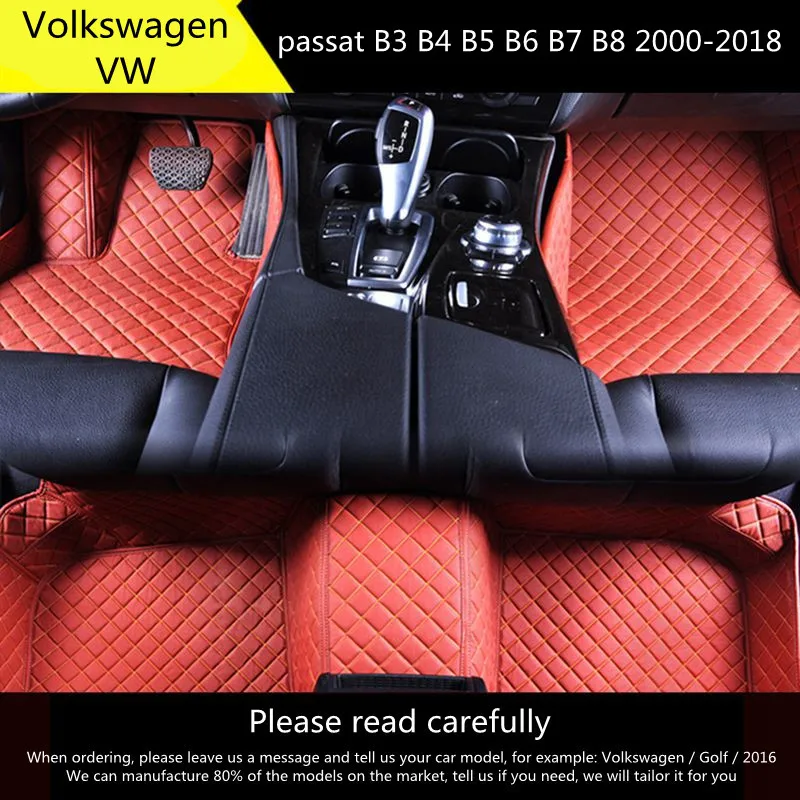 

mats for car For Volkswagen VW passat B3 B4 B5 B6 B7 B8 2000-2018 Foot bridge for car mat