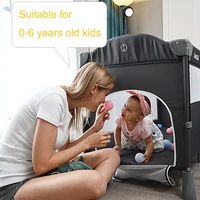 foldable baby cot rocking chair for 0 6years kids with diaper table cradle rocker children bunk bed bedroom furniture baby crib