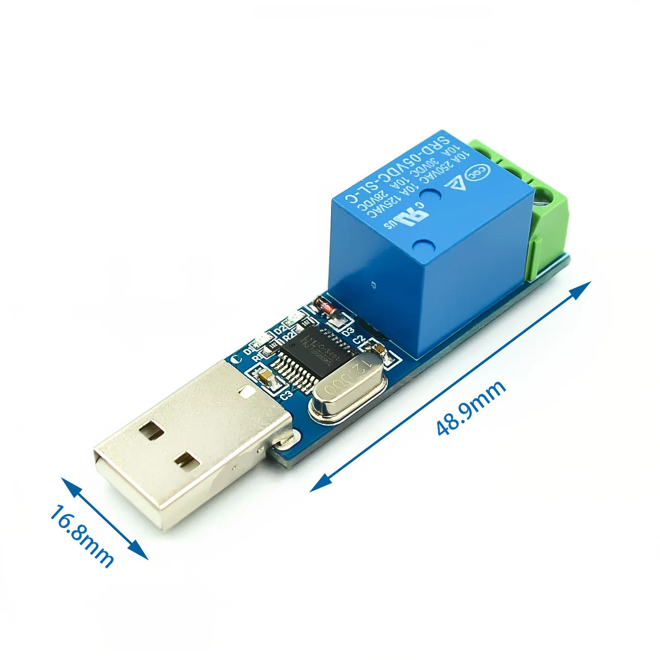 LCUS-1 type 1/2 channel USB Relay Module Electronic Converter PCB Intelligent Control Switch | Электронные компоненты и