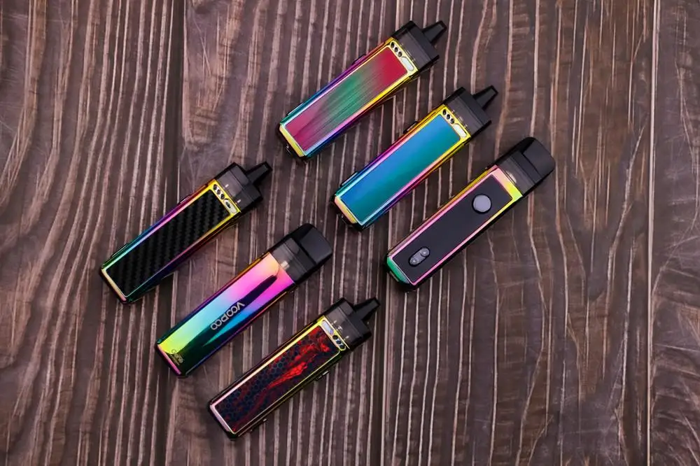 Новый цвет оригинальный VOOPOO VINCI Mod Pod Комплект 5 мл Vape и 1500 мАч аккумулятор подходит