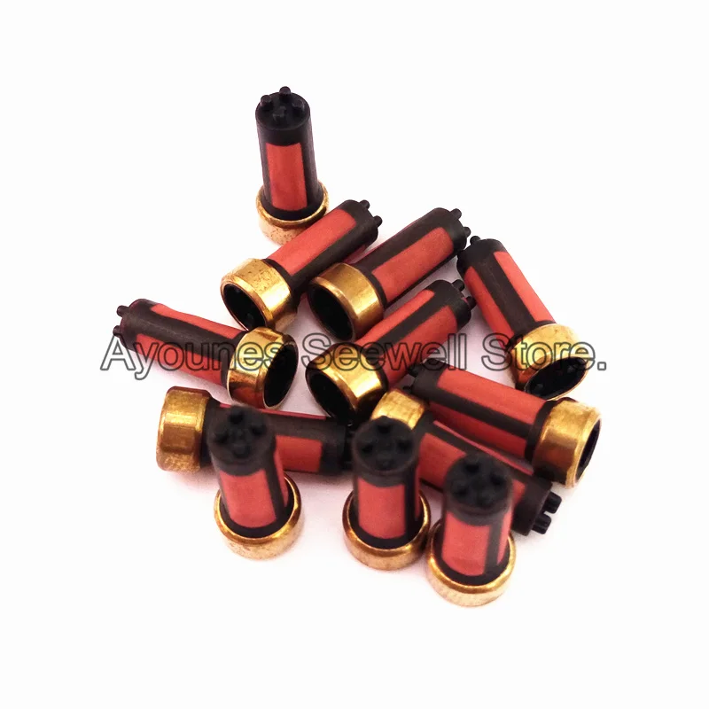 MD619962 оптовая продажа 50 шт. высококачественный топливный инжектор фильтр 14*3*6 мм