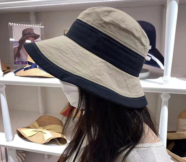 

New Summer Sun Hat Ladies Saturn Embroidered Fisherman Hat