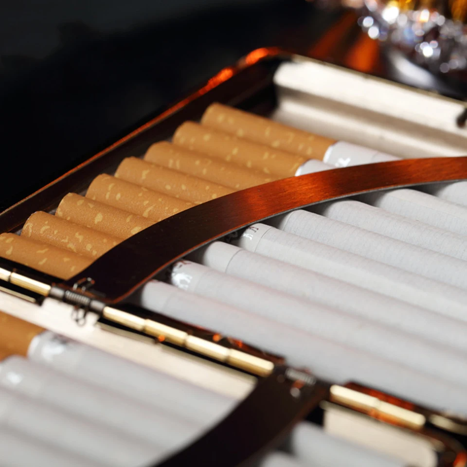 Чехол для сигарет из натуральной кожи персонализированный креативный браслет