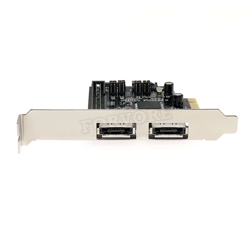 PCI e to 2 Ports SATA IDE eSATA Adapter 2.0 PCIe PCI-e Converter Controller Expansion RAID Card | Компьютеры и офис