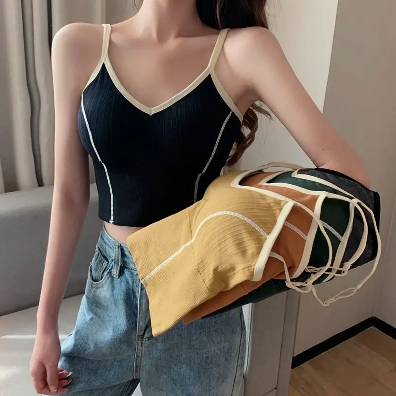 

Beauty U-shaped Back Tops Girls Seamless Sports Bra Adjustable Strap Wrapped Chest Underwear Stretch Breathable Comfort Lingerie