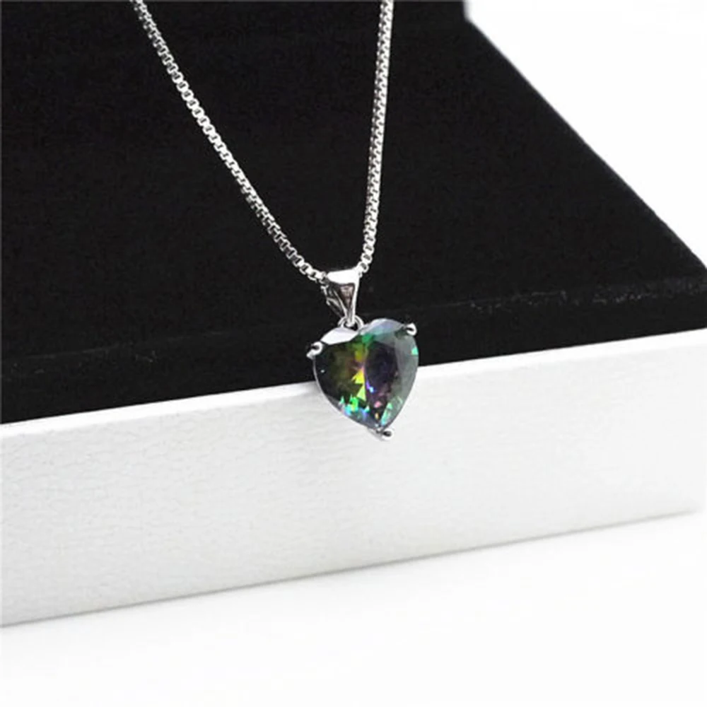 Милые Антикварные ожерелья серебряного цвета Кристалл Циркон инкрустированные