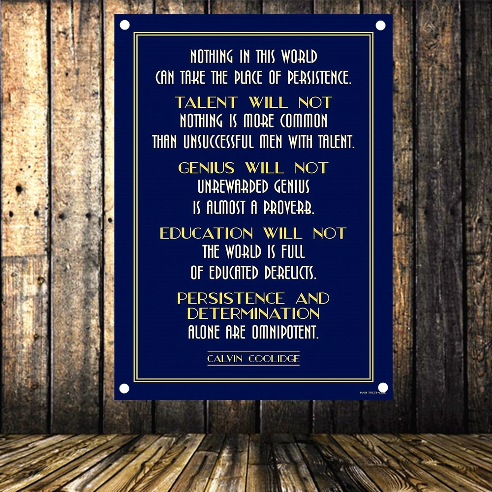 Винтажные мотивирующие постеры с историческими цитатами флаги и баннеры гобелен