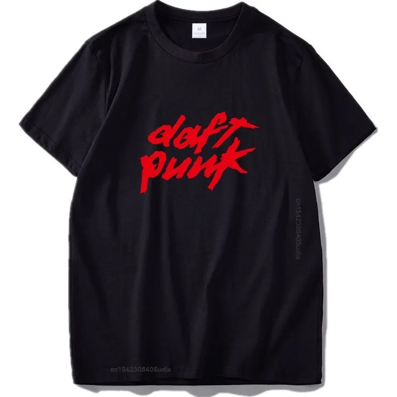 -Camiseta Daft Punk de acceso aleatorio, camisa de recuerdos de algodón electrónico francés, Camiseta básica de manga corta con cuello redondo