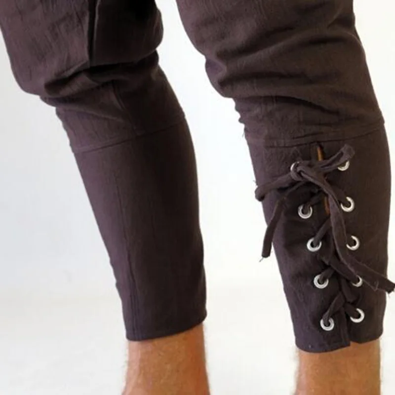 Мужские брюки в средневековом стиле костюмы для косплея пиратов викингов