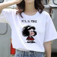 2021 korean fashion female clothingclothes shirt summer short sleeve geometry fashion print lady t shirts top t shirt