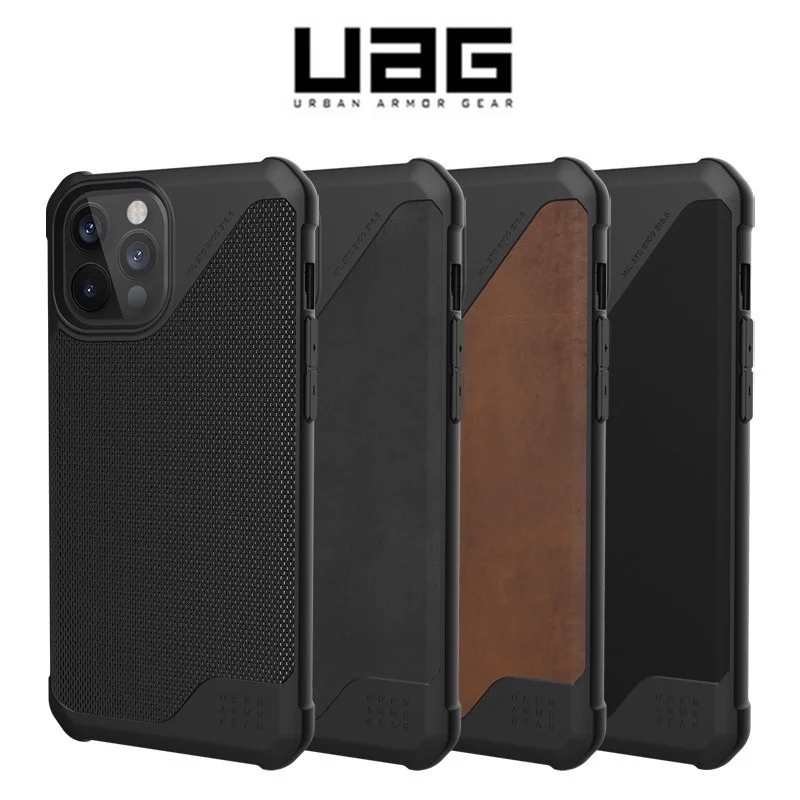 

UAG Original Case For iPhone 13 12 Mini 11 Pro XS MAX XR X 8 7 6 6s Plus Cases Cover Metropolis LT Premium Phone Leather Kevlar