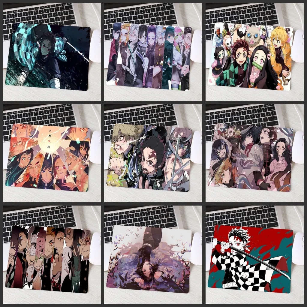 XGZ Kimetsu No Yaiba Аниме Коврик для мыши игровой коврик без блокировки края геймер