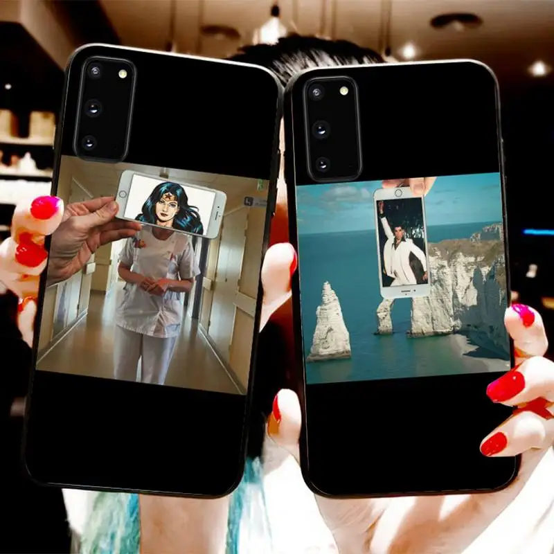 

Artist Superwoman Nurse Phone Case For Samsung S20 S10 S8 S9 Plus S7 S6 S5 Note10 Note9 S10lite