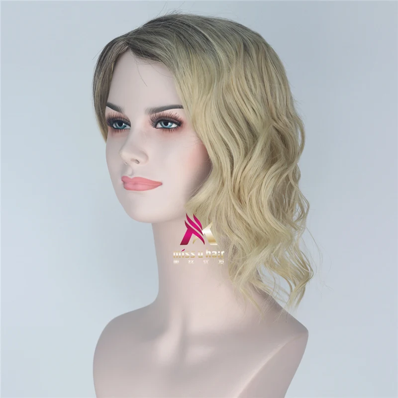 Парик Gwen Stacy со светлыми волосами Омбре термостойкие синтетические парики Gwendolyn