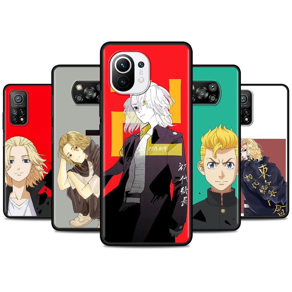 

Japan Anime Tokyo Revengers Silicone Phone Case For Xiaomi Poco X3 NFC X3 Pro M3 Pro 5G F3 GT X3 GT Pocophone F1 Soft Back Cover