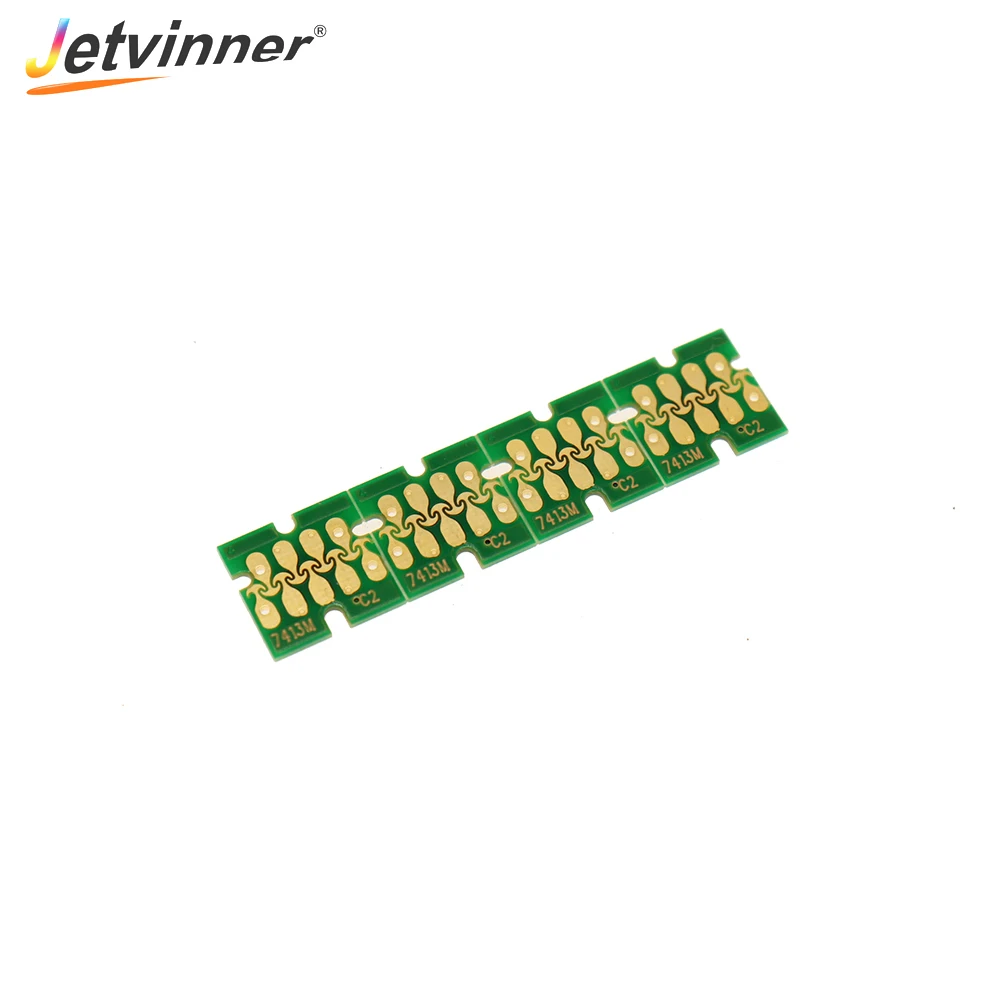 T7411 T7414 одноразовые чипы для чернильного картриджа Epson F6000 F6070 F6200 F6270 F7000 F7070 F7100 F7170