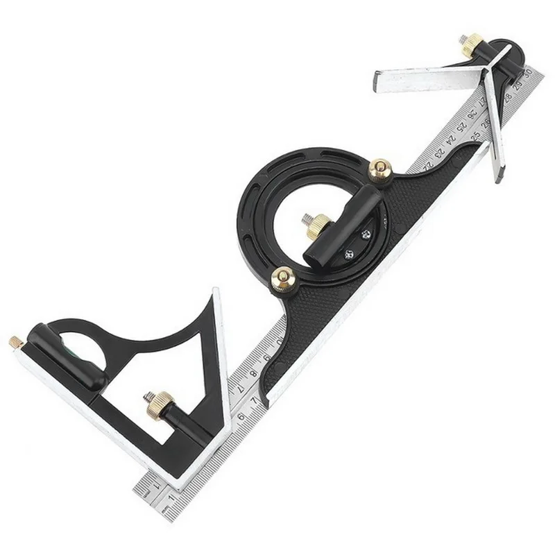 Комбинации квадратный угловая линейка измерительный инструмент 1 шт. 300 мм