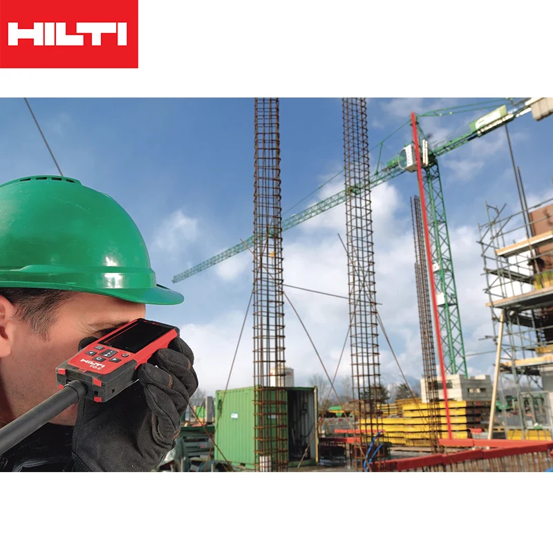 HILTI PD-E Высокоточный инфракрасный лазерный инструмент электронный дальномер 200 м