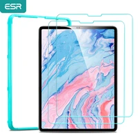 esr for ipad air 4 screen protector tempered glass for ipad 8th hd ultra clear 2pcs film for ipad pro 11 12 9 2021 inch film