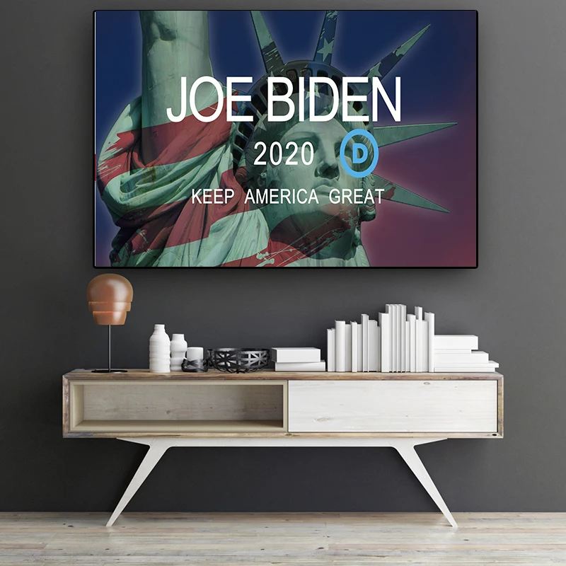 Плакат американский вице президент Джо den Ен Картина на холсте стеновое