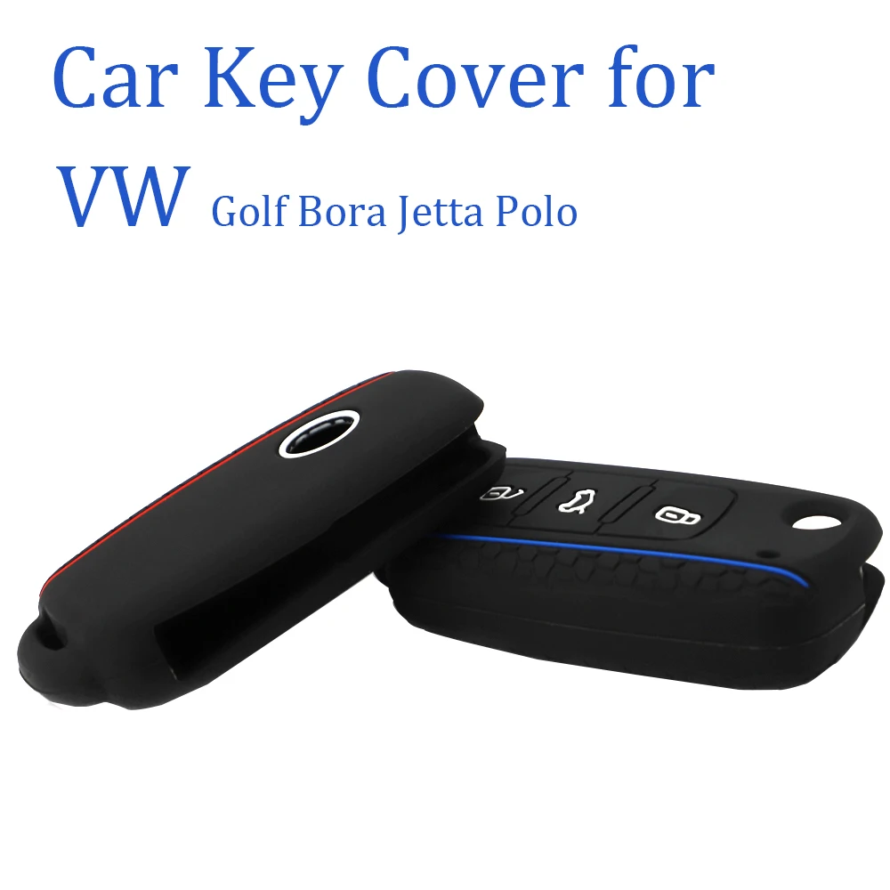 Силиконовый чехол для ключа VW Golf 4 5 6 7 Bora Jetta POLO MK4 MK6 Passat B5 B6 | Автомобили и мотоциклы