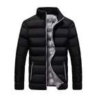 Осень-зима 2021 Корейская мужская куртка с воротником-стойкой, хлопковая Теплая мужская куртка, уличная одежда
