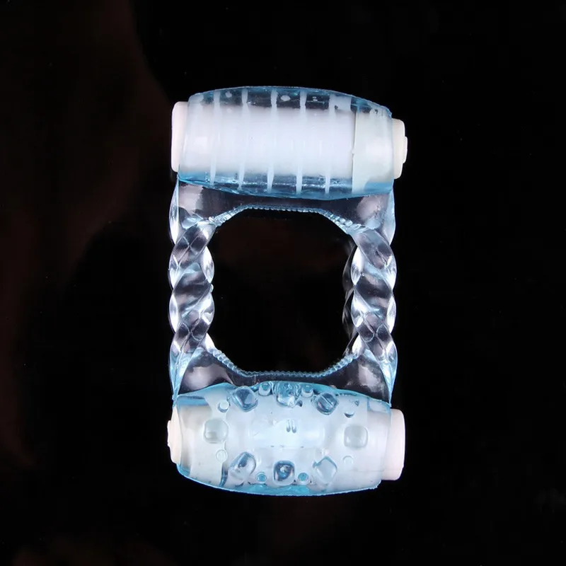 Двойной вибрирующий член телефон кольца секс помощь для взрослых вибрационные