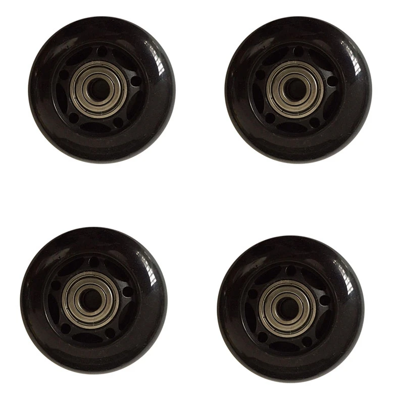 

4Pcs Roller Skates Rubber Wheels Anti-Skid Mute Wear-Resistant Roller Skates Roller Skate Accessories