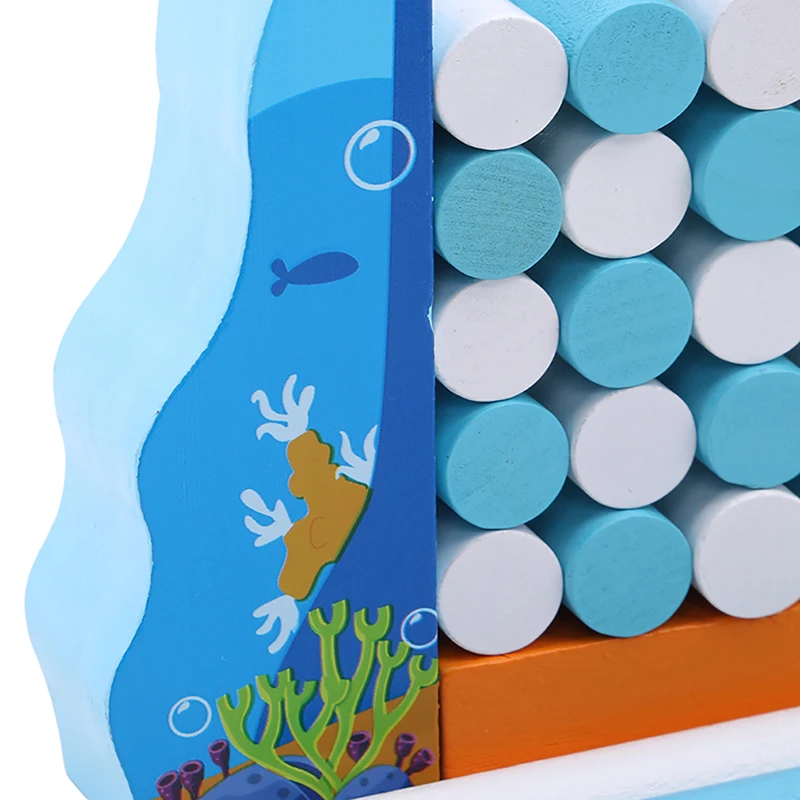 

Whale Diving Game Children's Puzzle Early Learning Balance Parent-Child Interactive Board Game Building Blocks Jenga Toy