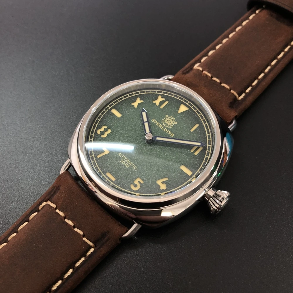 Steel Dive 1936 Watches Men 200m New Arrival Watch 2020 Mechanical Japan Movement NH35 Sapphire Stainless | Наручные часы