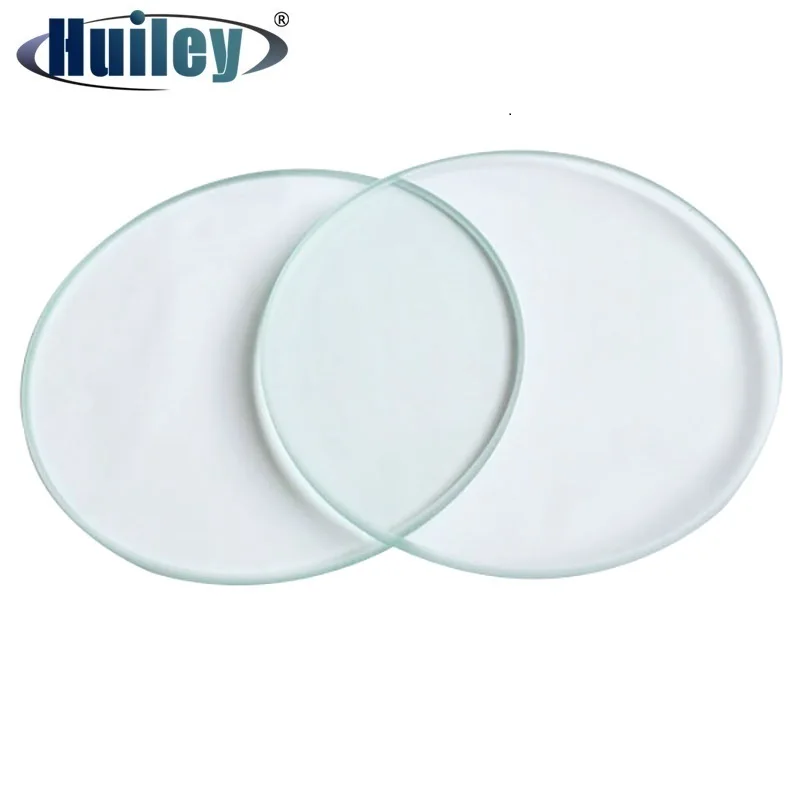 Diameter 95 mm Transparent Board Clear Glass Working Stage Round Bottom Specimen Plate for Stereo Microscope