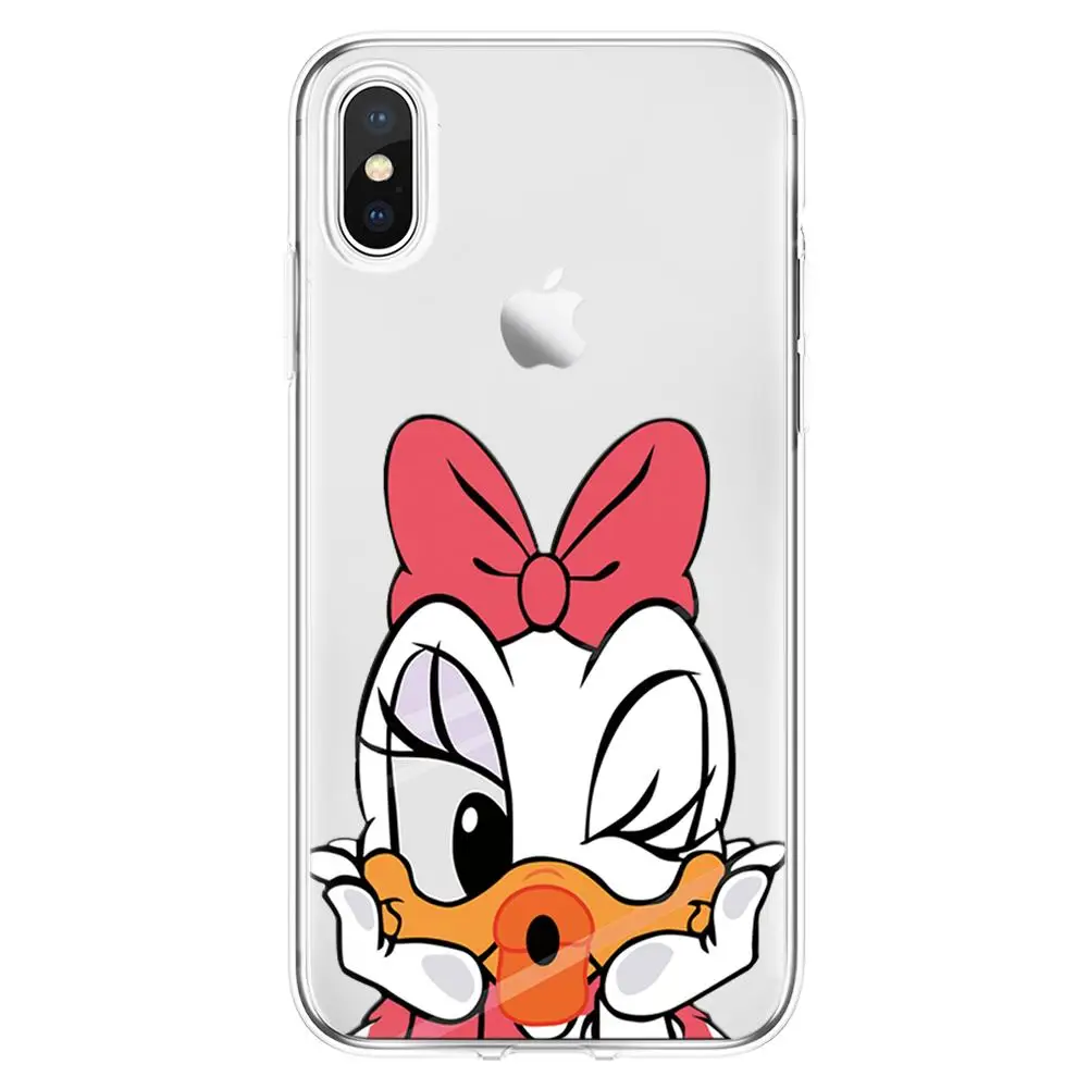 daisi Чехол для iPhone 7 8 Plus, милый мультяшный комикс для iPhone 11 Pro MAX 5 5S SE 6 6S XR XS Max, мягкий чехол из ТПУ для iPhone X, чехол - Цвет: daisi