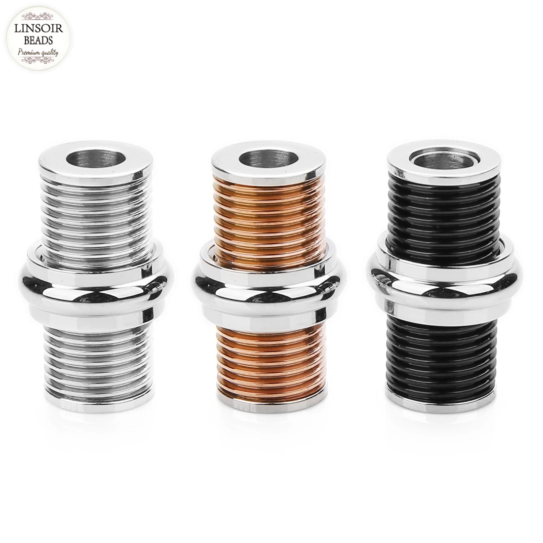 Linsoir двойной цветной резьба с магнитными застежками 5 мм из нержавеющей стали для