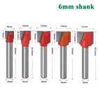 Фреза Концевая твердосплавная, 6 мм, с хвостовиком