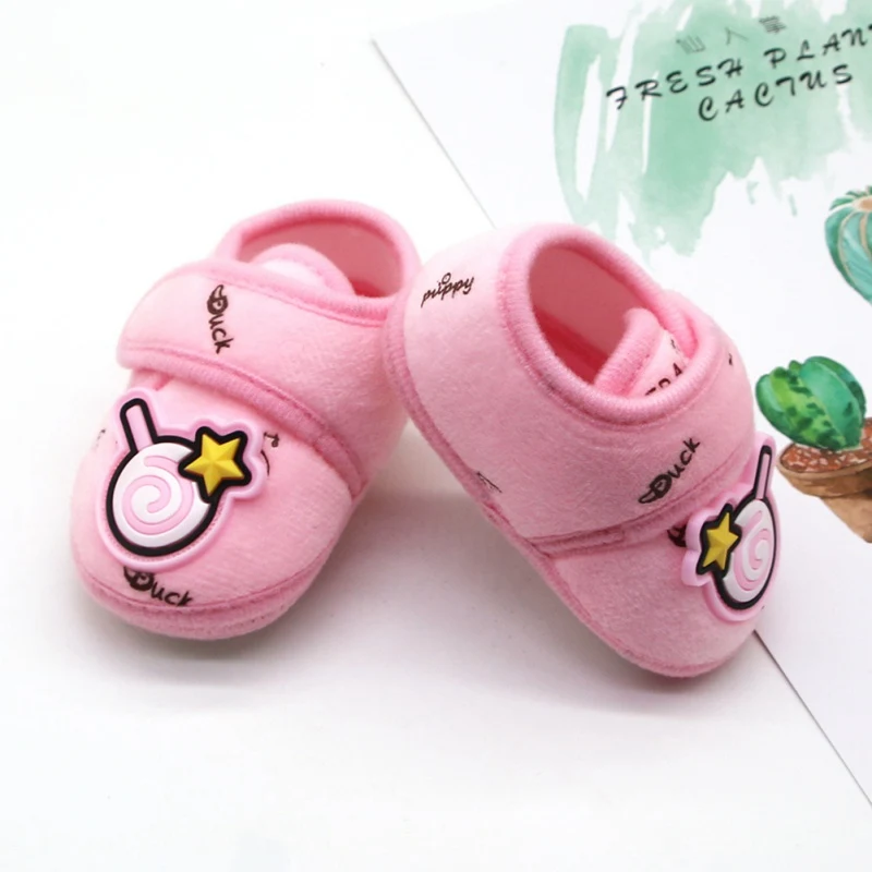 

0-18M Autumn Spring Baby Girls Boys Breathable Anti-Slip Casual Cartoon Sneakers Toddler Soft Soled Walking Crib Shoes