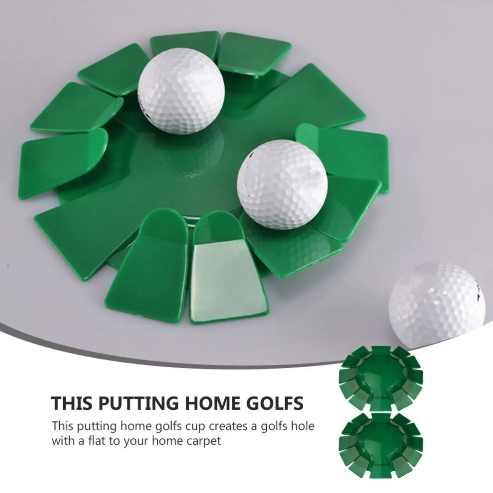 

2 Pcs Golfs Practice Hole Golfs Putter Practice Hole Training Aid Device