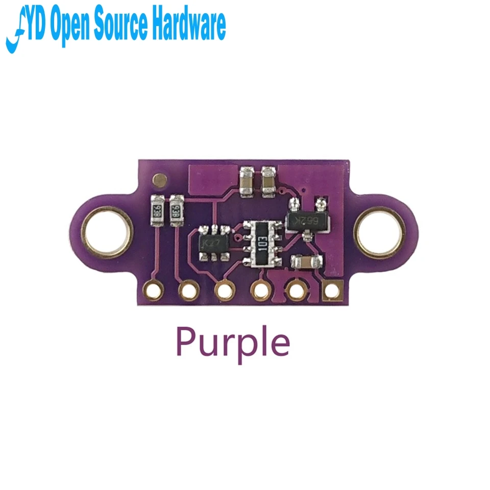 1pcs VL53L0X Time-of-Flight(ToF) Laser Ranging Sensor Breakout 940nm GY-VL53L0XV2 Laser Distance Module I2C IIC