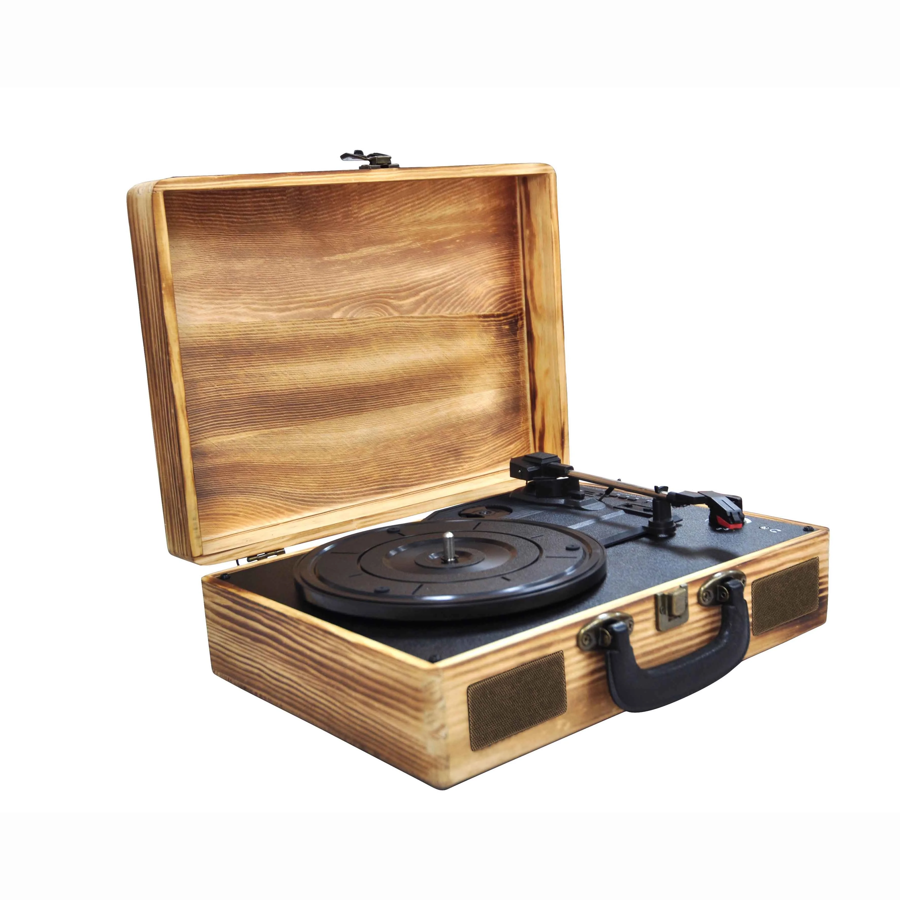 

Multiple home used stylish 3 speed good sound music record player turntable