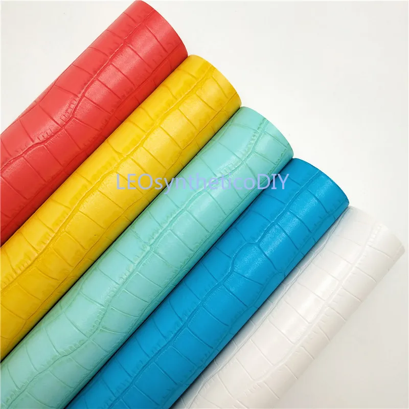 1 шт. 21X29 см искусственная крокодиловая кожа ткань листы для изготовления бантов