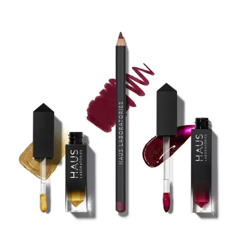 HAUS OF ROCKSTAR Beauty by Lady Gaga мерцающий блеск для губ Ограниченная серия Рождественский эксклюзивный LE RIOT блеск для губ HAUS LABORATORIES праздничный набор - Цвет: HAUS OF ROCKSTAR