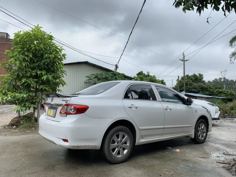 Использовать для Toyota corolla спойлер 2006 07 08 09 10 11 12 13 лет Глянцевая углеродное волокно/FRP заднее крыло R стиль спортивные аксессуары