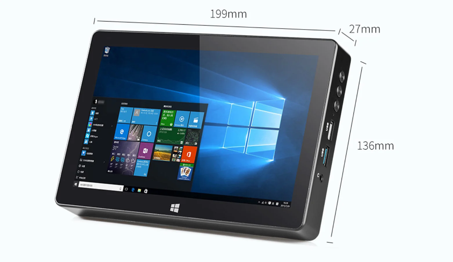 Wholesale 8 Inch Tablet PC Window 10 System 2+32GB / 4+64GB Industrial multi-interface Tablet