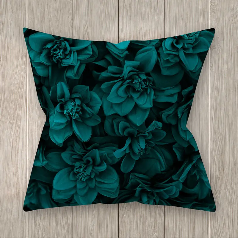 Hot Creative Reversible Blue Polyester Pillow Case Pillowcase Sofa Car Waist Throw Cushion Cover Home Decoration new | Дом и сад