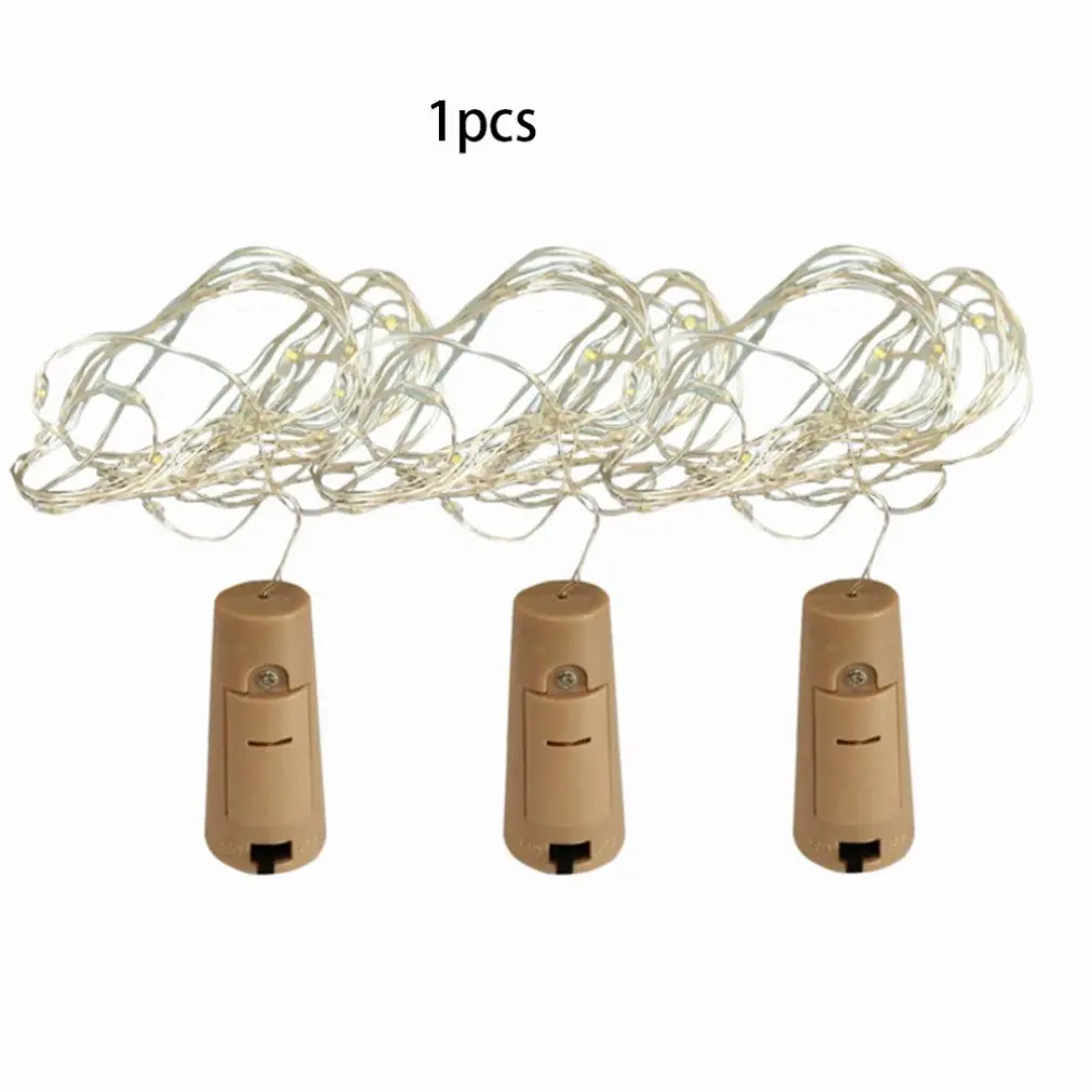 

1M 2M Copper Wire LED String lights Holiday lighting Fairy Garland For Christmas Tree Wedding Party Decor Drop Shipping Sale