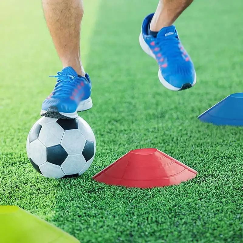 

10pcs/set 19cm Football Training Sports Saucer Cones Marker Accessories Discs Entertainment Sports Soccer Train Accessories