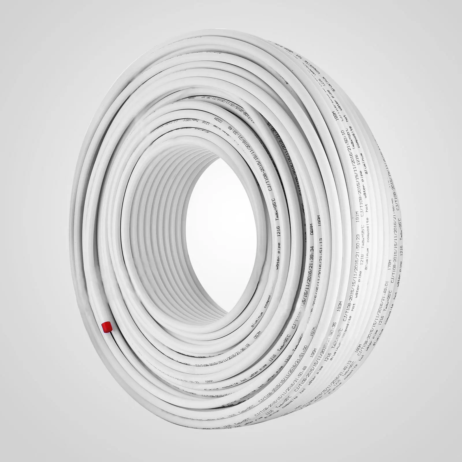 Трубка из сшитого полиэтилена PEX Al Pex тепловой полиэтилен алюминиевый слой 1/2 м